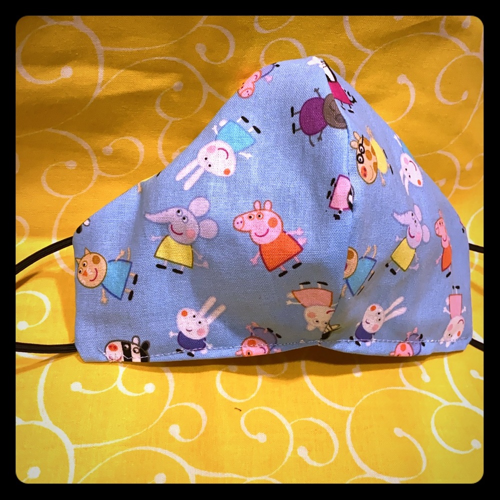Peppa pig toddler face mask